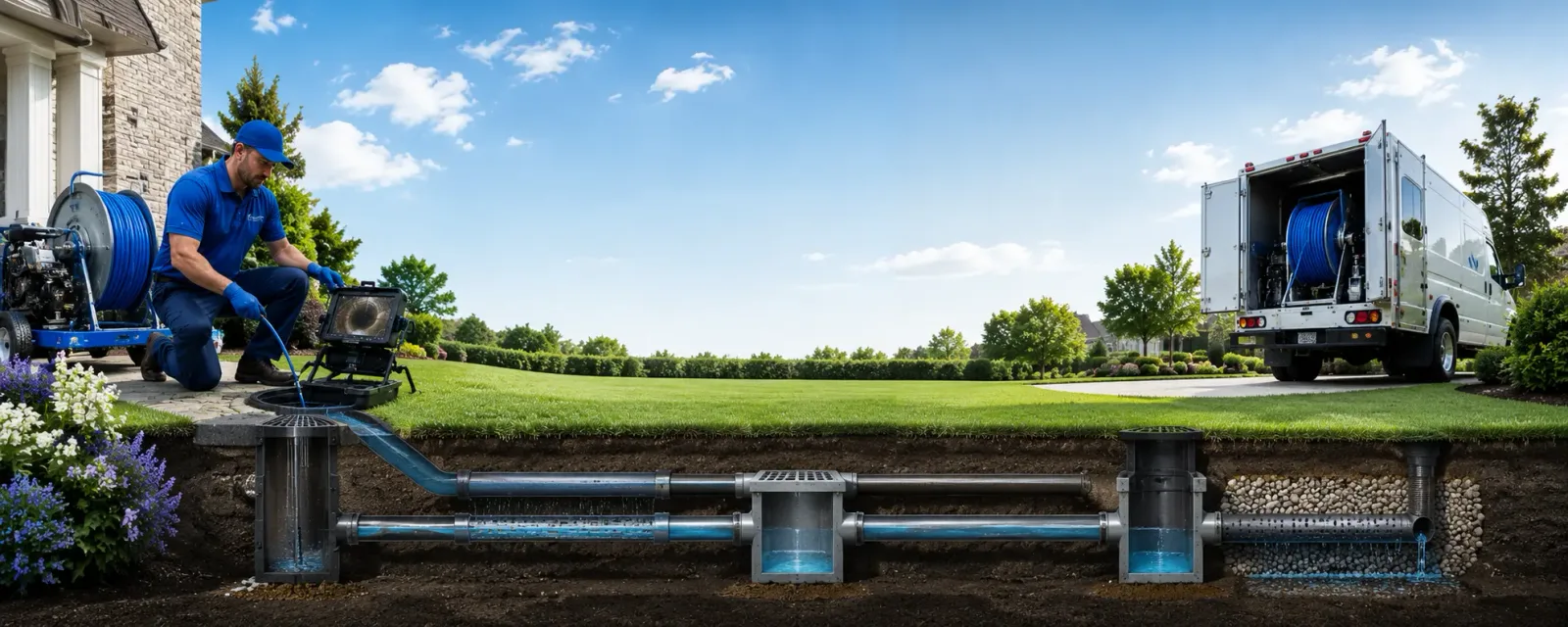 Outdoor drain cleaning information for Palestine, WV